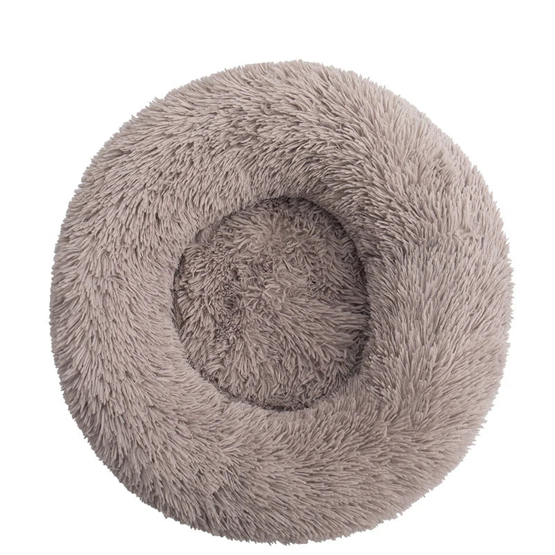 Kuschelnest für Hunde & Katzen – Flauschiges Rundbett (40–110 cm)