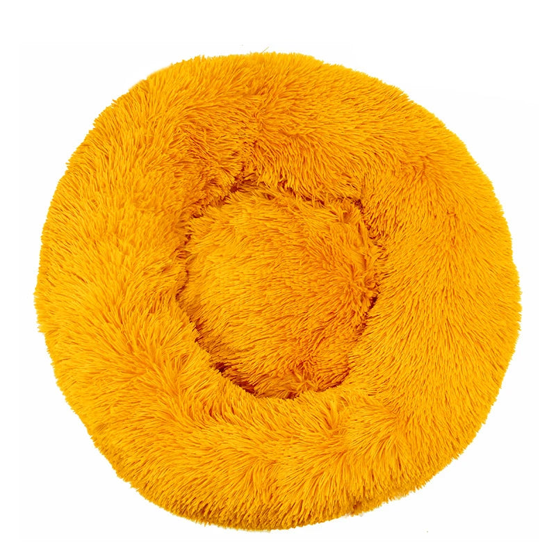 Kuschelnest für Hunde & Katzen – Flauschiges Rundbett (40–110 cm)