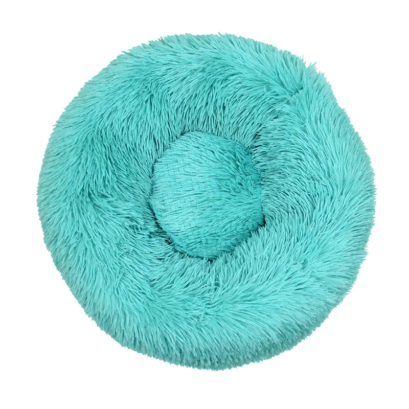 Kuschelnest für Hunde & Katzen – Flauschiges Rundbett (40–110 cm)