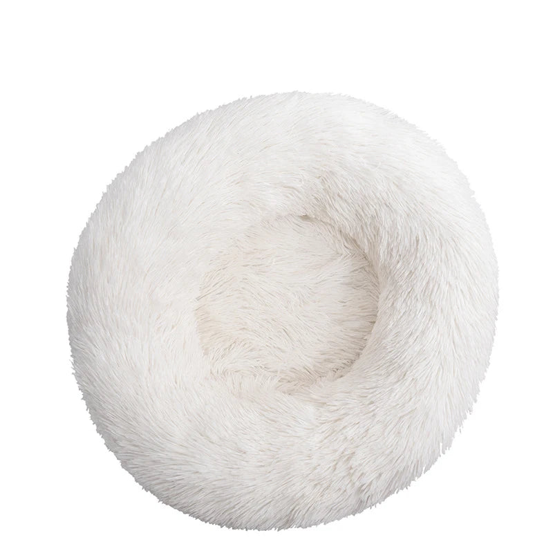 Kuschelnest für Hunde & Katzen – Flauschiges Rundbett (40–110 cm)