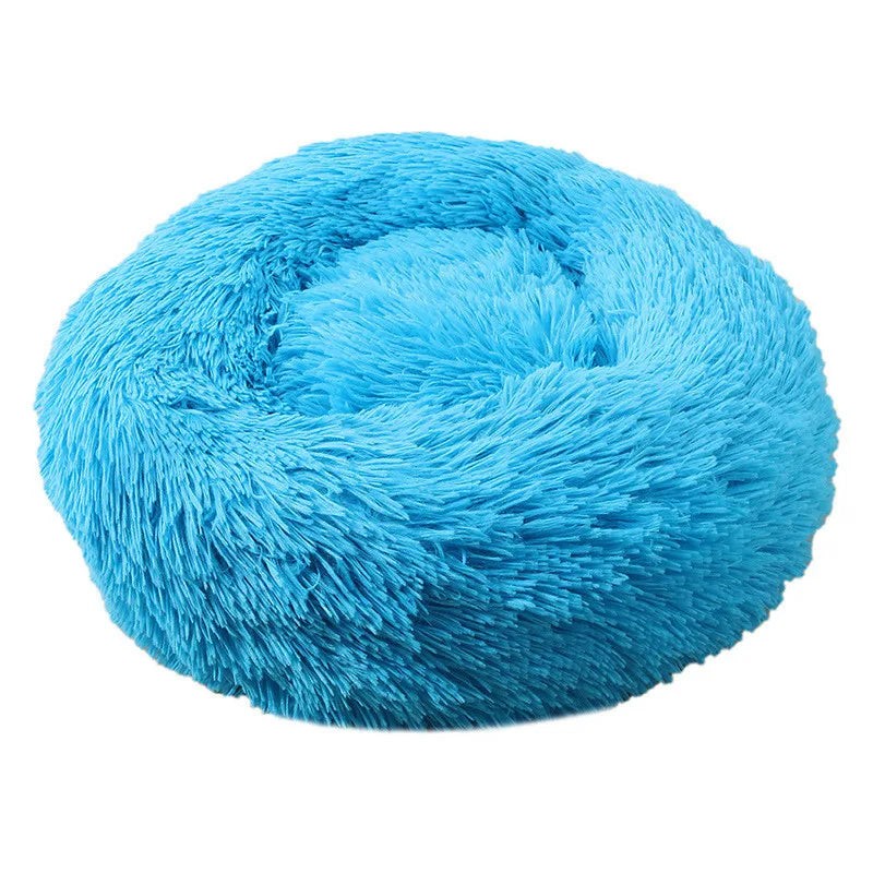 Kuschelnest für Hunde & Katzen – Flauschiges Rundbett (40–110 cm)