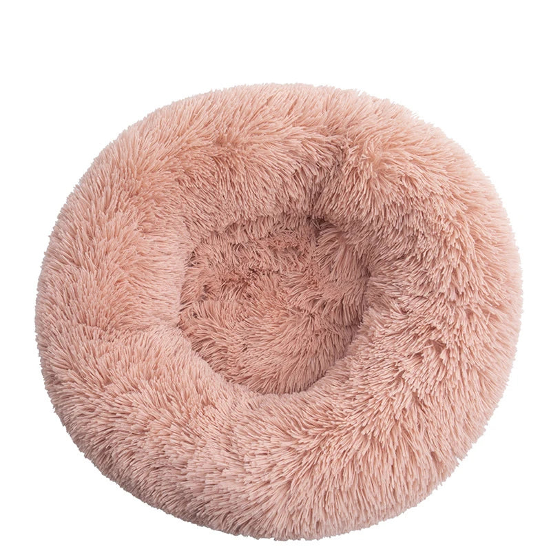 Kuschelnest für Hunde & Katzen – Flauschiges Rundbett (40–110 cm)