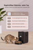 Smarter Futterautomat für Hunde & Katzen mit Timer