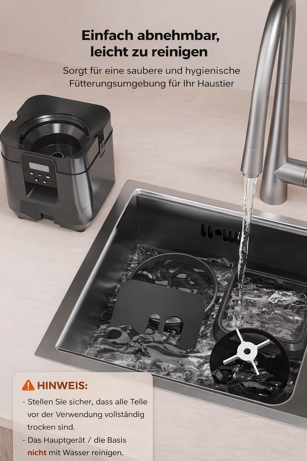 Smarter Futterautomat für Hunde & Katzen mit Timer