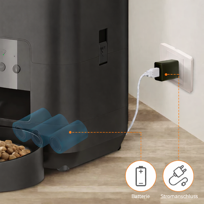 Smarter Futterautomat für Hunde & Katzen mit Timer