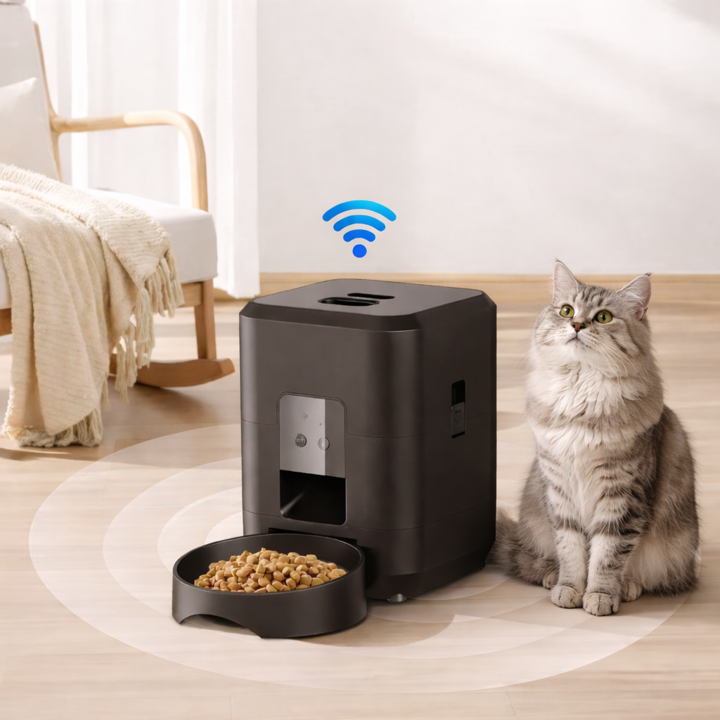 Smarter Futterautomat für Hunde & Katzen mit Timer