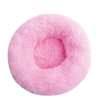 Kuschelnest für Hunde & Katzen – Flauschiges Rundbett (40–110 cm)