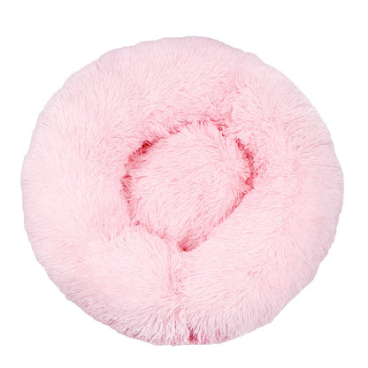 Kuschelnest für Hunde & Katzen – Flauschiges Rundbett (40–110 cm)