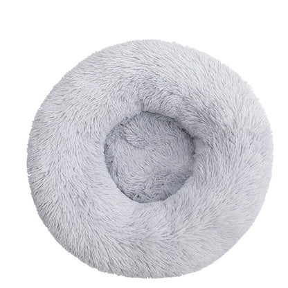Kuschelnest für Hunde & Katzen – Flauschiges Rundbett (40–110 cm)
